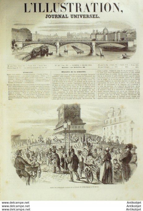 L'Illustration 1850 n°367 Russie KIEW DNIEPER Teresa PARODI SONTAG