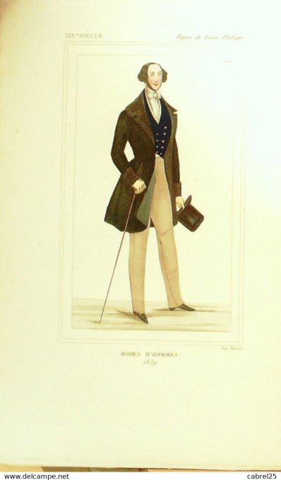 Portrait Homme 1839 sous LOUIS PHILIPPE