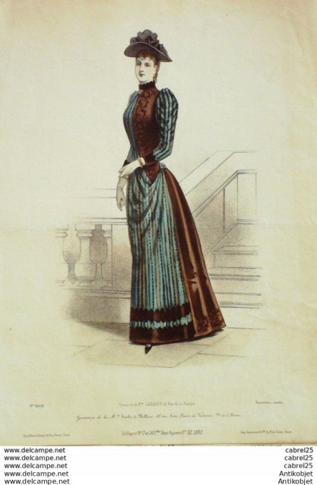 Gravure de mode Le Moniteur 1898 n°03