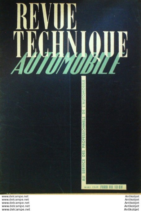 R.T Automobile Ford et MatFord V8 13cv 37 # 1949