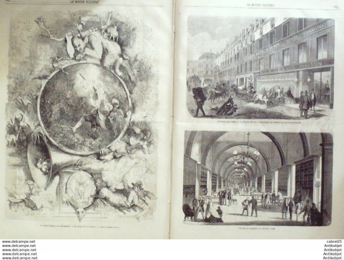 Le Monde illustré 1862 n°292 Pierrefonds (60) Espagne Madrid St Hubert Chamarande Tell El Kebir