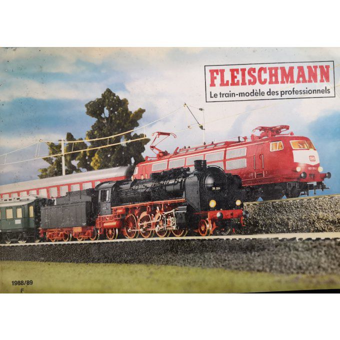 Catalogue FLEISCHMANN chemin de fer Ho LOCOMOTIVES 1988-89