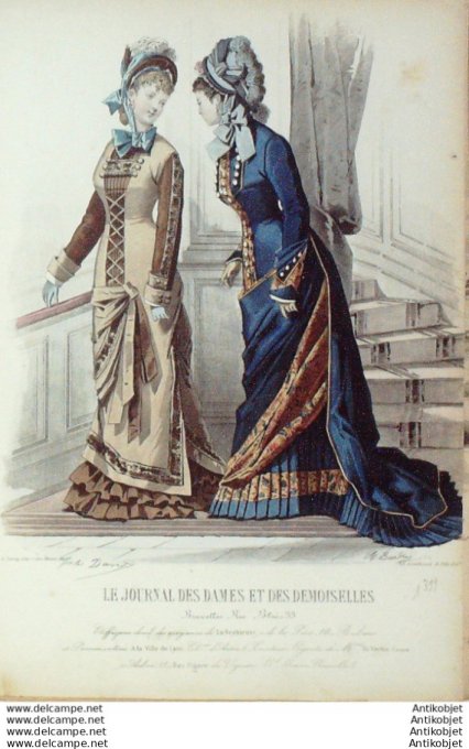 Journal des Dames Demoiselles 1875 # 1399 (Maison Scabieuse)