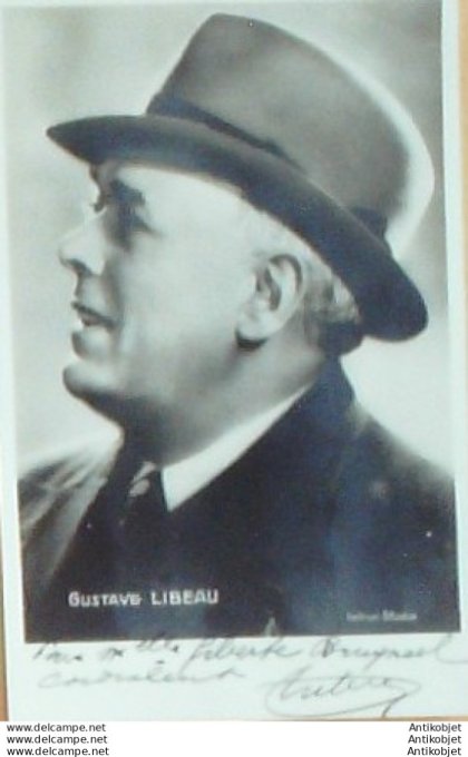 Libeau Gustave (Photo De Presse ) Dédicacée
