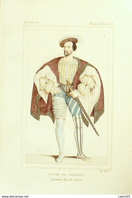 De Lorraine Claude Duc De Guise 16ème