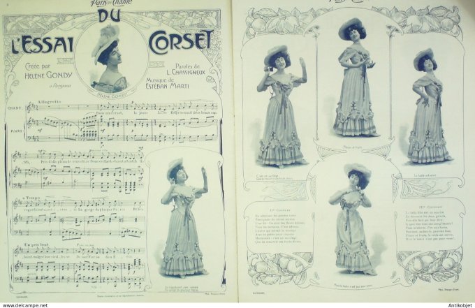 Paris qui chante 1903 # 8 Gondy Vaunel Verena Curti Giralduc Delphin