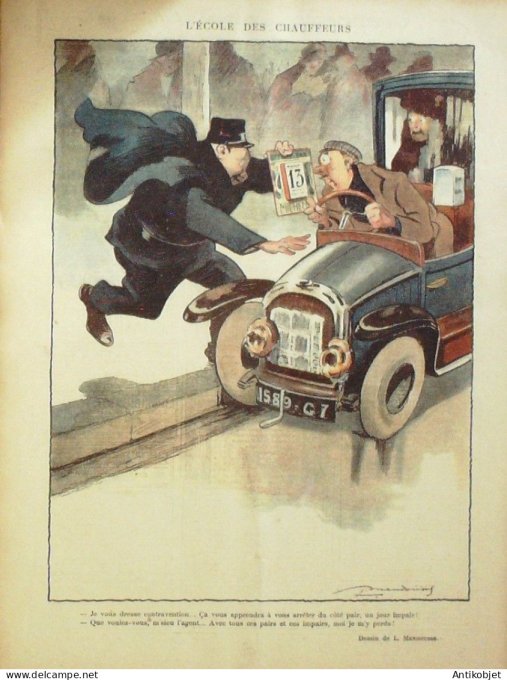 Le Rire 1924-12-13 # 306 Journal humoristique Ed.Originale Confiture & deconfiture