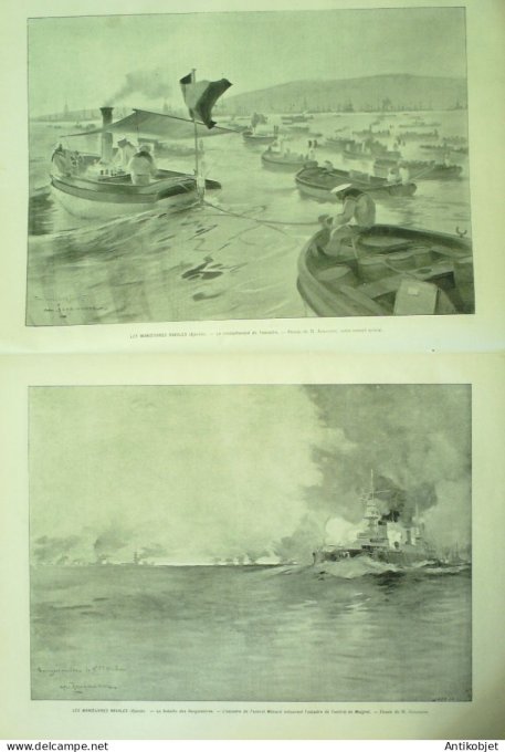 Le Monde illustré 1901 n°2313 Ajaccio (20) TLibye Tripoli oulon (83) Claivaux (39) Ste-Barbe