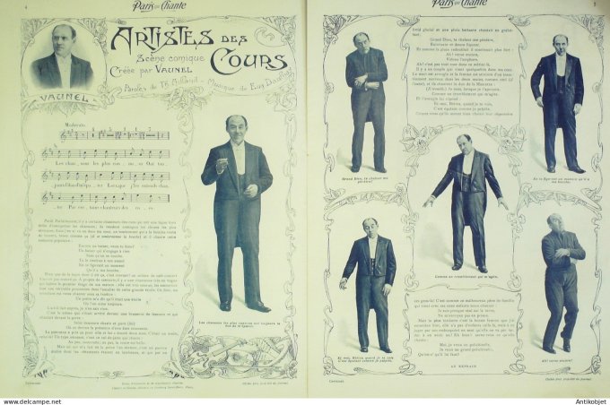 Paris qui chante 1903 # 8 Gondy Vaunel Verena Curti Giralduc Delphin