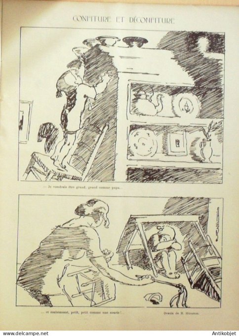 Le Rire 1924-12-13 # 306 Journal humoristique Ed.Originale Confiture & deconfiture