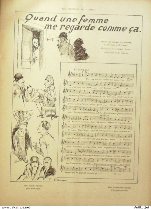 Le Rire 1924-12-13 # 306 Journal humoristique Ed.Originale Confiture & deconfiture