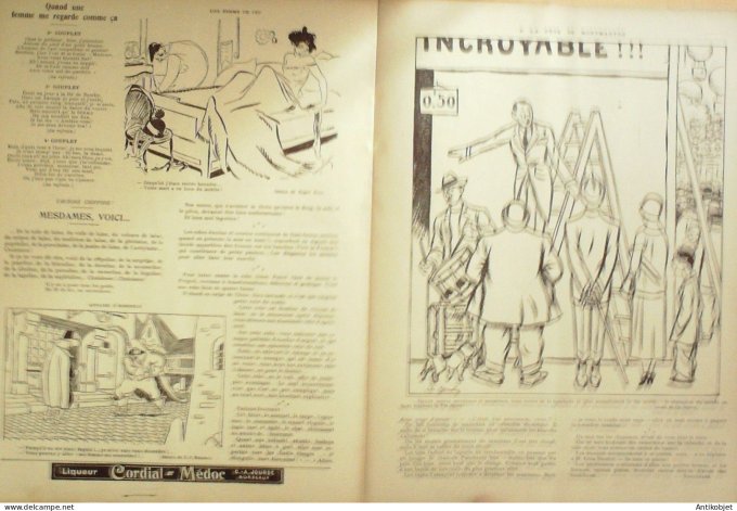 Le Rire 1924-12-13 # 306 Journal humoristique Ed.Originale Confiture & deconfiture
