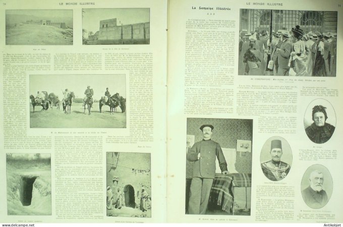 Le Monde illustré 1901 n°2313 Ajaccio (20) TLibye Tripoli oulon (83) Claivaux (39) Ste-Barbe