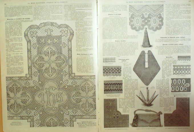 Journal Mode illustrée 1870 # 19 Capeline d'été