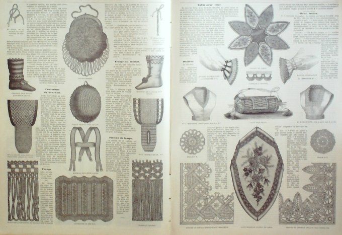 Journal Mode illustrée 1870 # 19 Capeline d'été