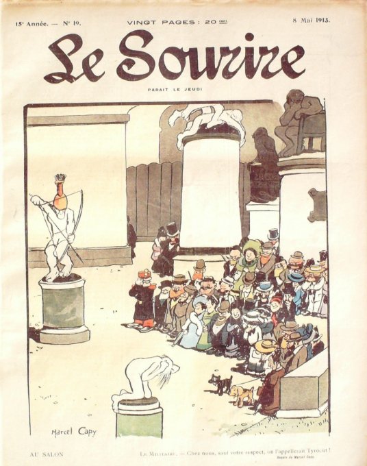 Le Sourire 1913 n°019 CAPY LEROY NOLLAT VALLEE BURRET FLORES