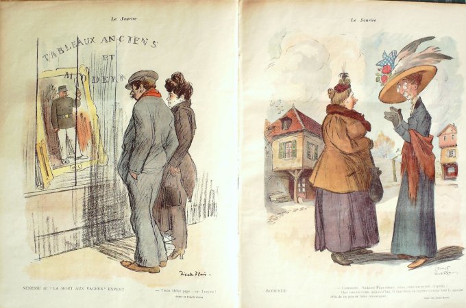 Le Sourire 1913 n°019 CAPY LEROY NOLLAT VALLEE BURRET FLORES