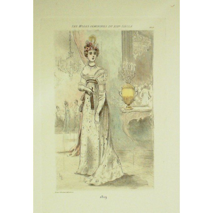 Mode Féminine époque 1819 (H.Boutet)