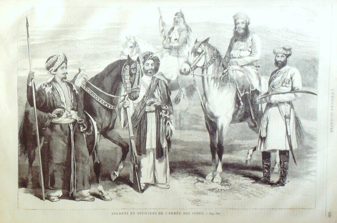 L'Univers illustré 1858 #  19 Alexandre II Inde Nana-Sahib Moravie lac Okanagan