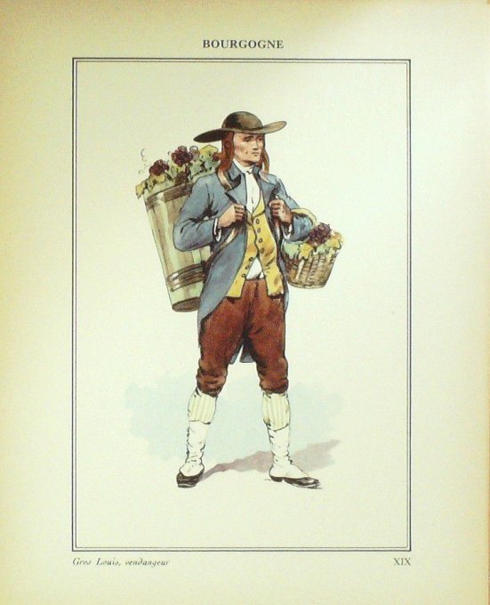 Bourgogne-Franche-Comté  Vendangeur Gros Louis 1920