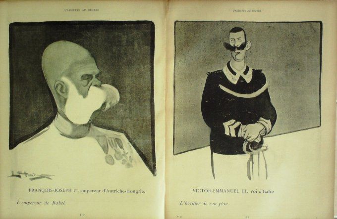 L'Assiette au beurre 1901 #  19 Les Souverains Camara