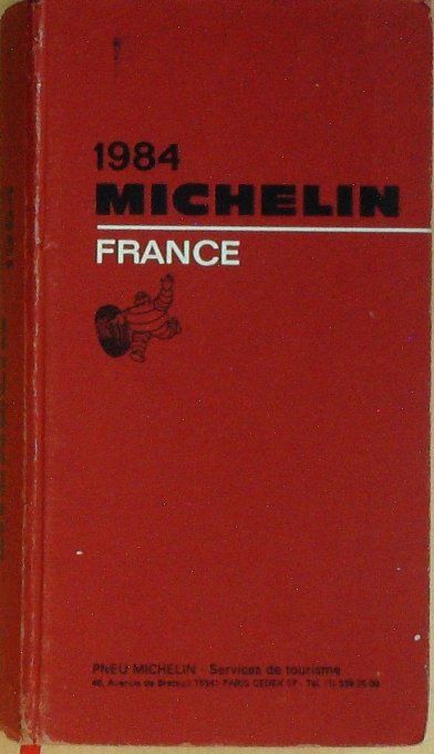 Guide rouge MICHELIN 1984 77ème édition France