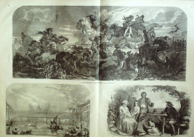 L'Univers illustré 1858 n° 1 Italie Venise Infanterie Garde Impériale uniformes