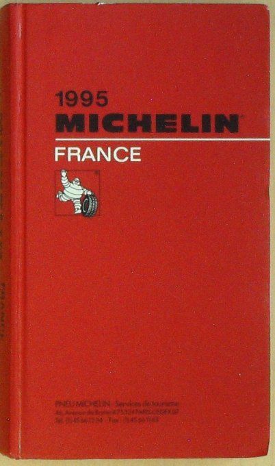 Guide rouge MICHELIN 1995 88ème édition France