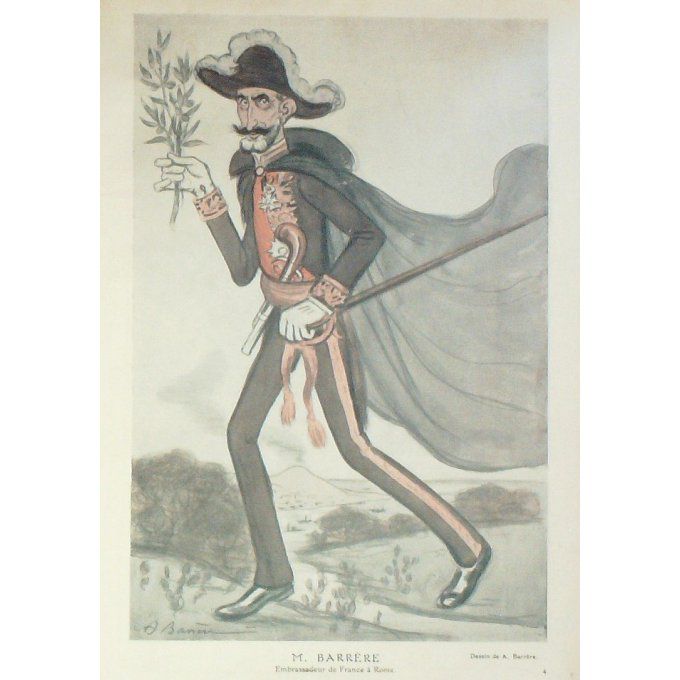 BARRERE-AMBASSADEUR à ROME-1910