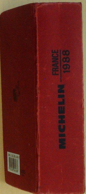 Guide rouge MICHELIN 1988 81ème édition France