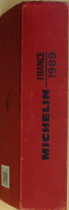Guide rouge MICHELIN 1989 82ème édition France