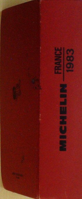 Guide rouge MICHELIN 1983 76ème édition France