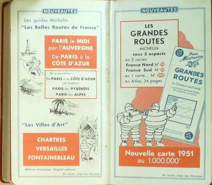 Guide rouge Michelin 1951 44ème édition France