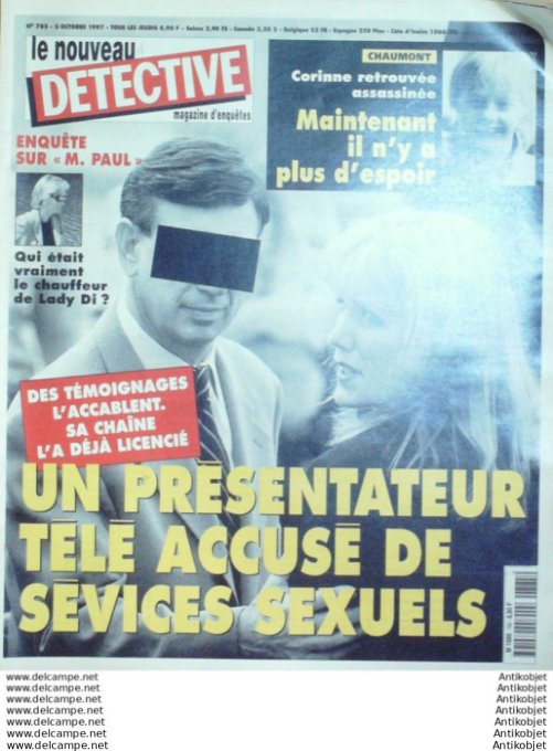 Détective 1997 # 785 Chaumont Rodez Thionville Casseneuil Montpellier