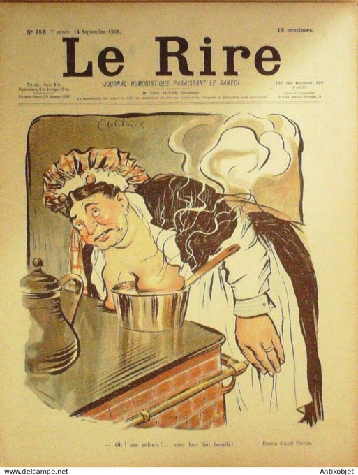 Le Rire 1901-09- 14 # 358 Journal humoristique Ed.Originale La Photographie