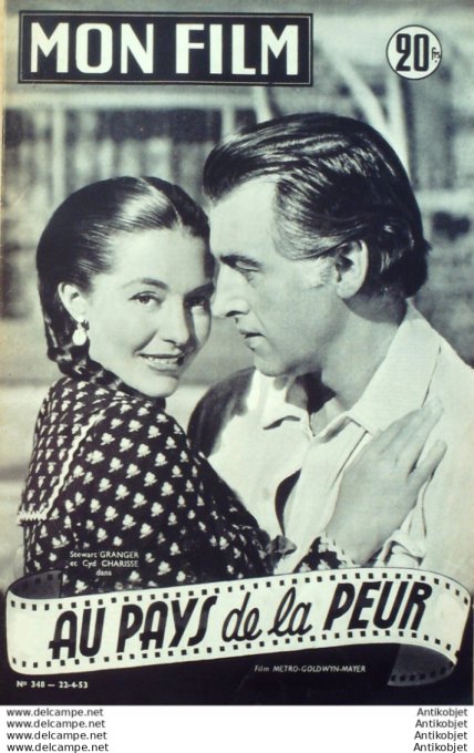 Au Pays De La Peur stewart Granger Cyd Charisse Lewis Martin