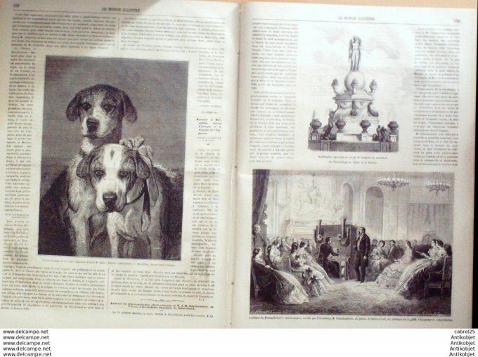 Le Monde illustré 1862 n°293 Mexique Le Batoniste Marseille (13) Pennsylvanie Chambesburg