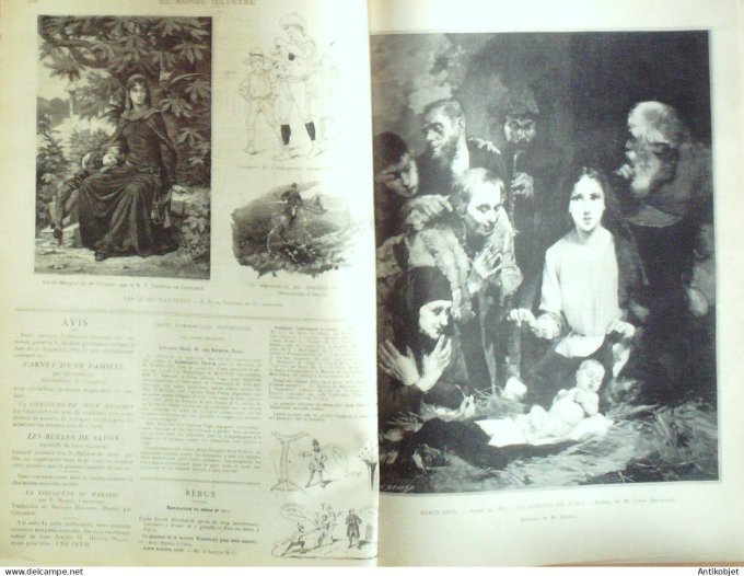 Le Monde illustré 1887 n°1604 Sigrid Arnoldson Angoulême (17) François le Champy