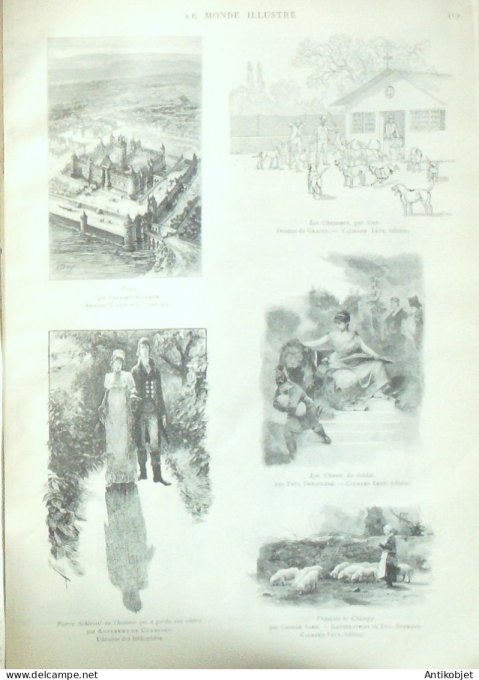 Le Monde illustré 1887 n°1604 Sigrid Arnoldson Angoulême (17) François le Champy