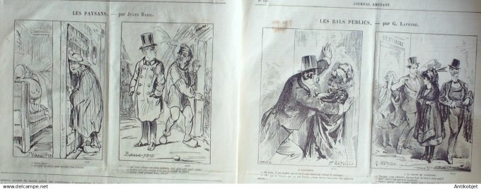Le Journal Amusant 1874 #  905 Britannicus à la Comedie Française Stop