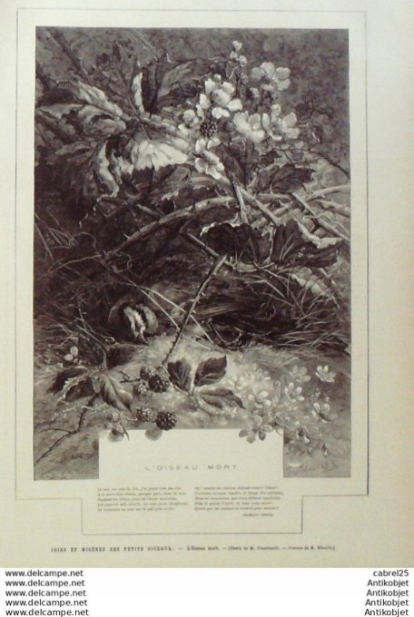 Le Monde illustré 1881 n°1290 Pasteur Théâtre Marigny Victor Cherruliez Sully Prudhomme