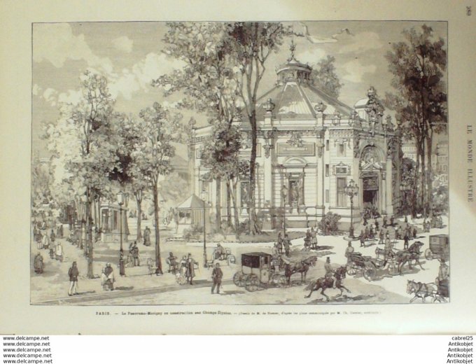 Le Monde illustré 1881 n°1290 Pasteur Théâtre Marigny Victor Cherruliez Sully Prudhomme