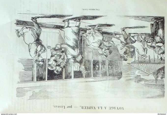 Petit journal pour Rire 1863 # 460 Nos Collegiens Damourette