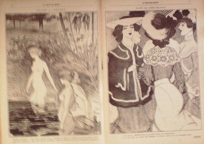 L'indiscret 1906 n° 204 BAC MORISS PEZILLA CARDONNA FLORANE