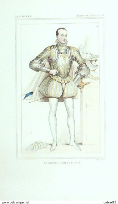 Francois Ii Roi De France 16ème 1852