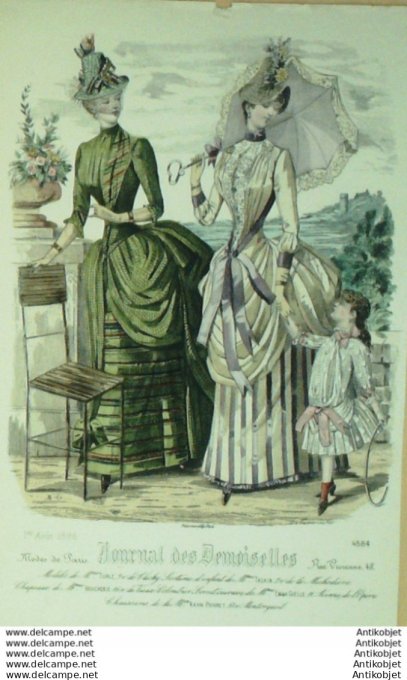 Journal de Demoiselles 1886 # 4584 (Maison Turle)
