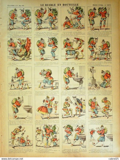 Le Diable & La Bouteille (Pellerin d'epinal)
