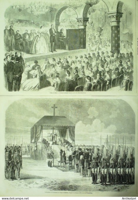 Le Monde illustré 1857 n° 23 Algérie Aït-Saïd Aït-Herba Laval (53) Chine Blois (41)