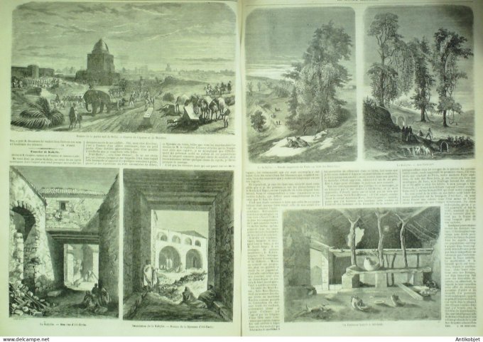 Le Monde illustré 1857 n° 23 Algérie Aït-Saïd Aït-Herba Laval (53) Chine Blois (41)