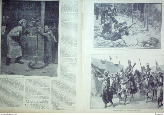 Soleil du Dimanche 1897 n°18 Nantes (44) Vénézuela hollandais et Zuyderzée